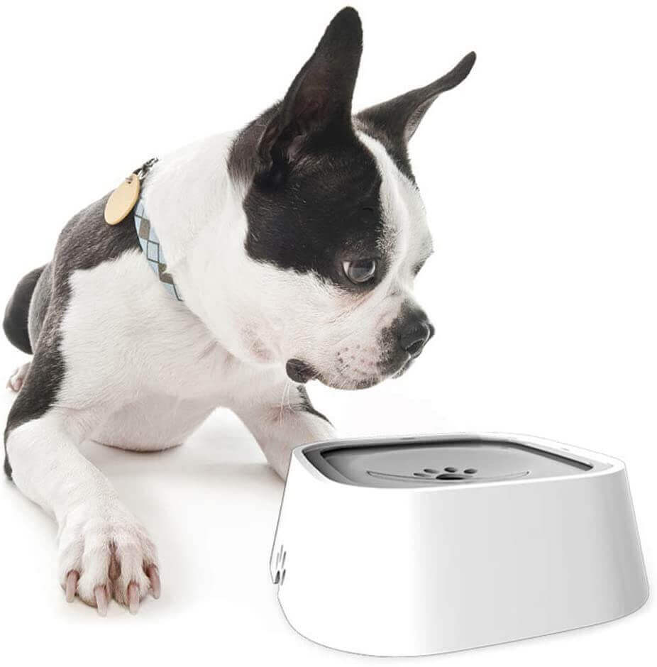 1.5L Dog Drinking Water Bowl Floating Splash-proof Dog Drinking Feeder Cat Bowl Without Spill Drinking Water Dispenser