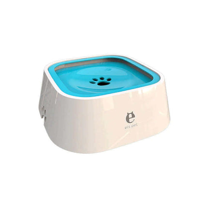 1.5L Dog Drinking Water Bowl Floating Splash-proof Dog Drinking Feeder Cat Bowl Without Spill Drinking Water Dispenser